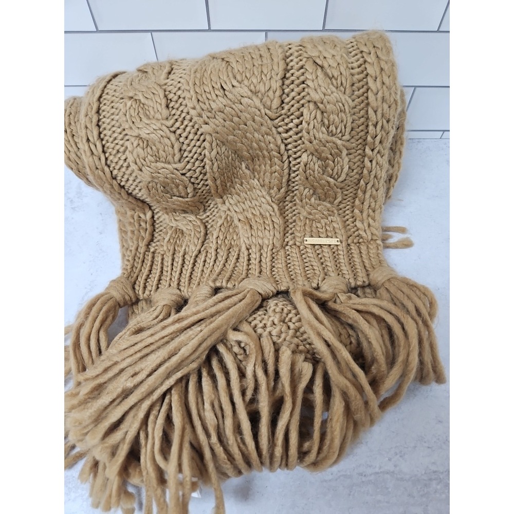 Michael Kors Women's  Classic Rib Knit Scarf  Winter Fall Cozy Warm